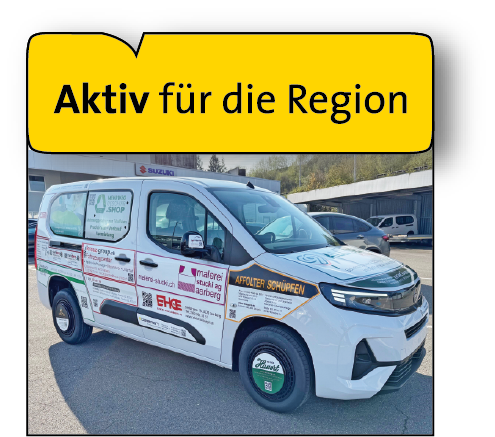 Gesponsertes Fahrzeug für das Spital Aarberg